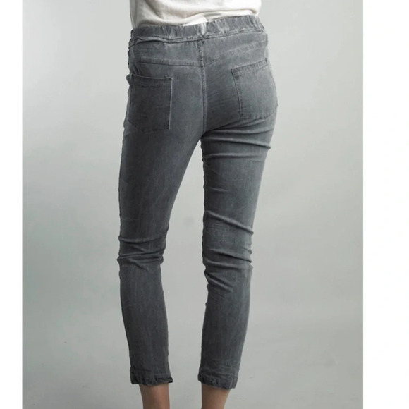 Anthro’s Tempo Paris Pant Pull on Stretch Elastic Waist with Pockets S - Picture 2 of 16